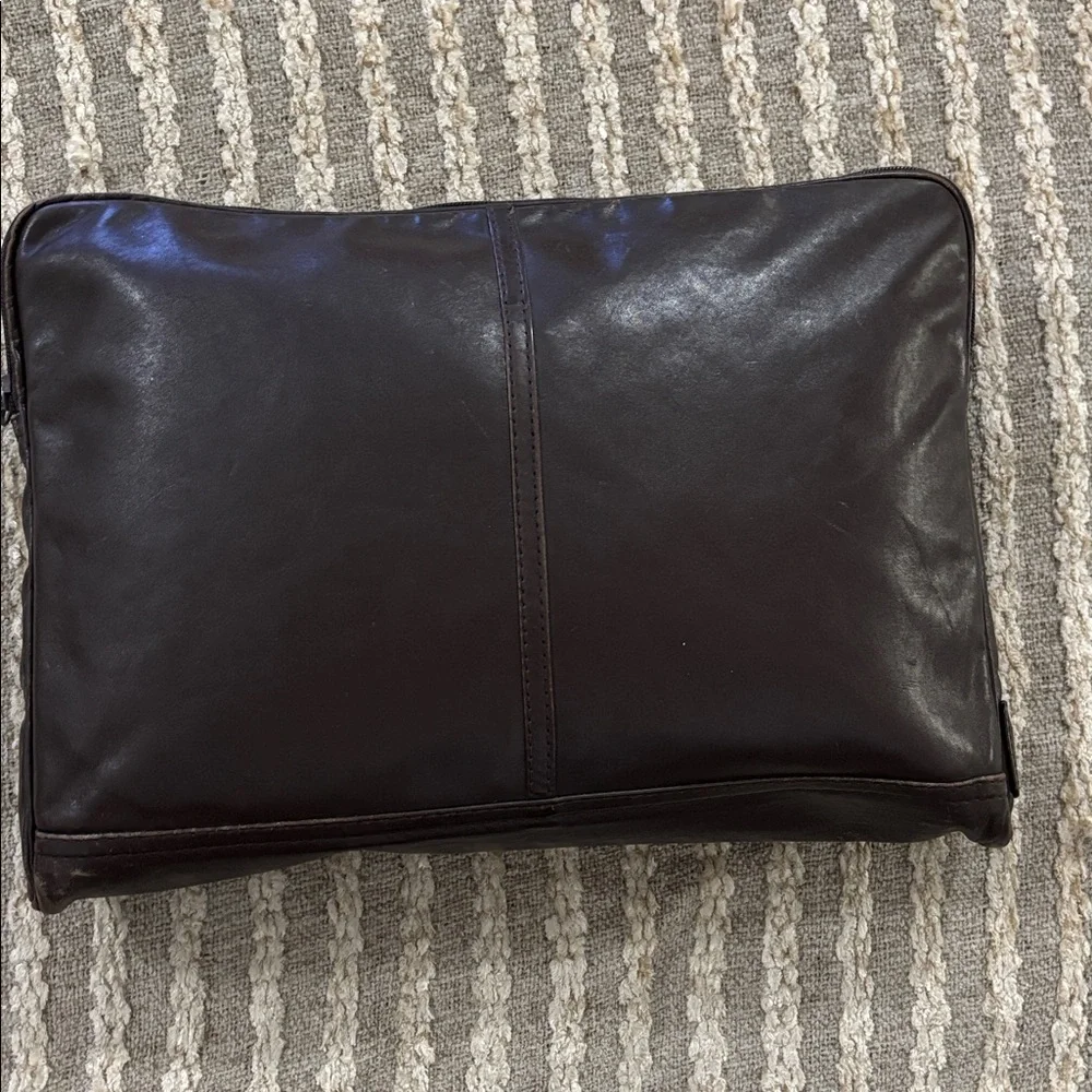 Lam Brown Leather Vintage Laptop Sleeve Case for‎ MacBook Air